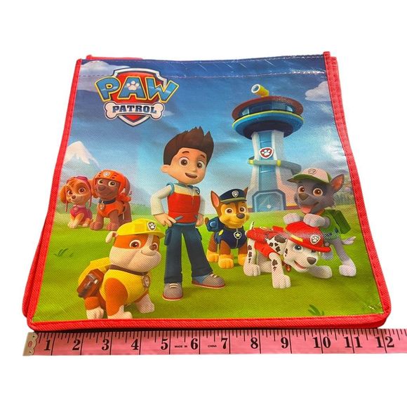 Paw Patrol 2 Reusable Tote Bags Apprx 12”‎ x 13” x 6.5” 2 Nickelodeon Gift Bags - Picture 2 of 11